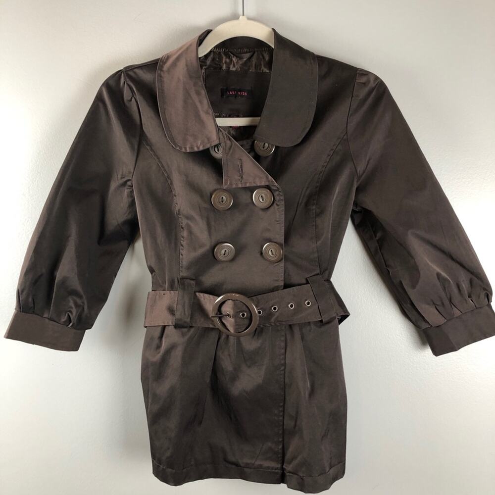 Last Kiss brown fall coat size Medium
